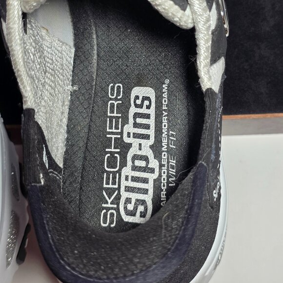 Skechers D'Lites 150030W Slip Ins Air Cooled Memory Foam Shoes Womens 8.5 WIDE - Picture 10 of 16